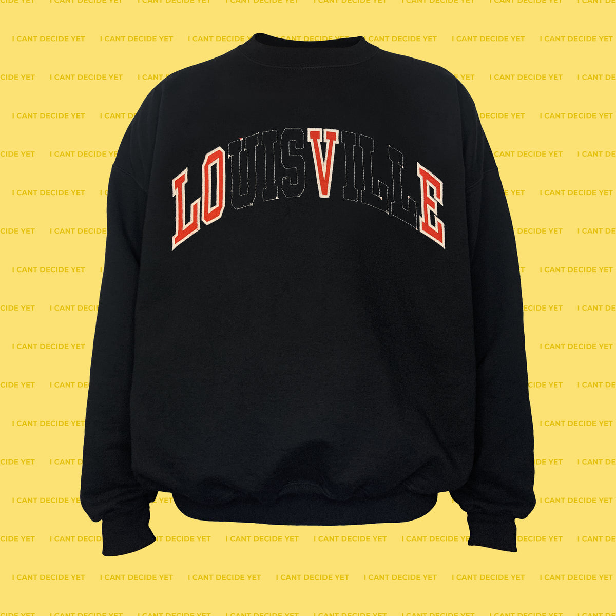 LOVE REsweatshirt (Black) – I CANT DECIDE YET