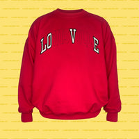LOVE REsweatshirt (Red)