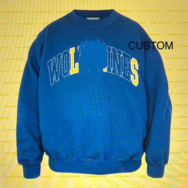“LS” Crewneck/M/Embroidered custom for @domwax