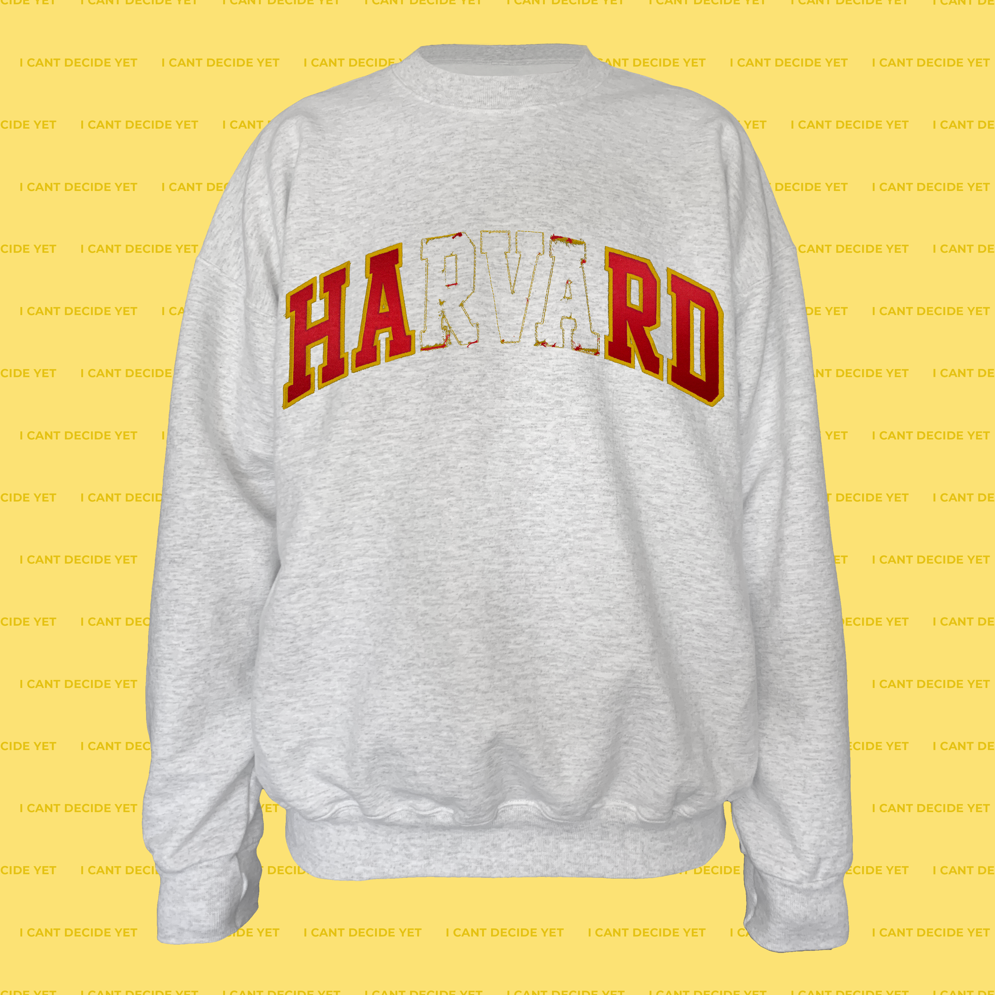 HARD college REsweatshirt (Ash Grey) – I CANT DECIDE YET