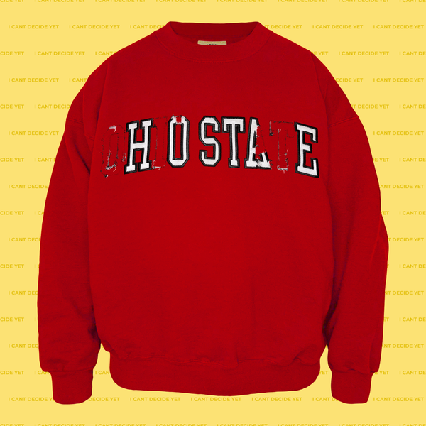 HUSTLE REsweatshirt (Red)