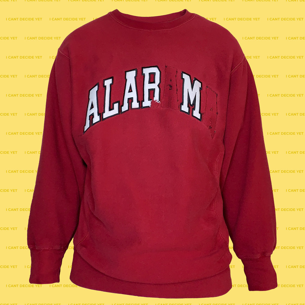 ALARM college REsweatshirt