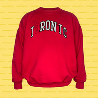 IRONIC REsweatshirt (Red)
