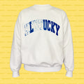 LUCKY college REsweatshirt (White)
