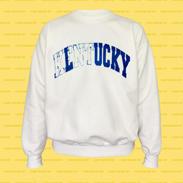 LUCKY college REsweatshirt (White)