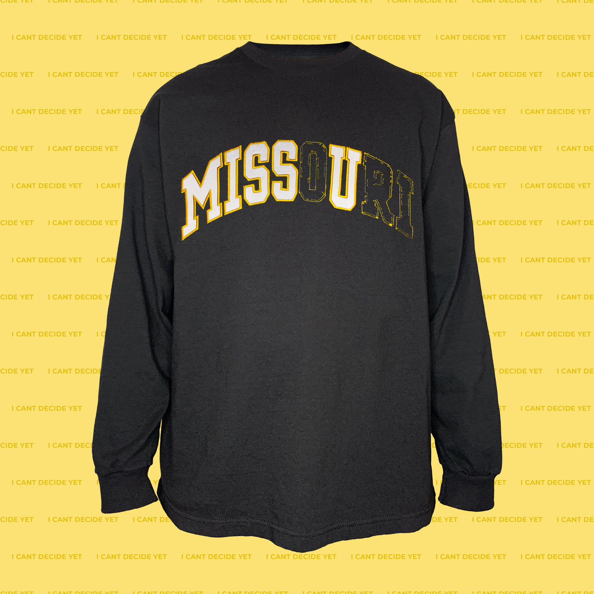 MISS U LS Shirt (Black)